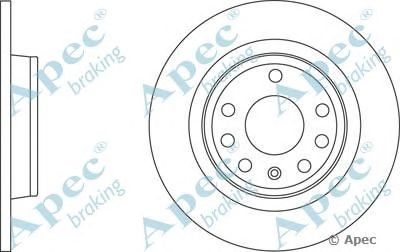 APEC BRAKING dsk2717 -  Тормозной диск